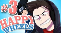 El ninja psicópata - Happy Wheels - Momentos Divertidos #3