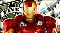 Iron man VS 1000 aviones - GTA V mods