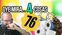 Oye mira 4 cosas - Fallout 76 maravilloseando el papel higiénico