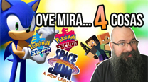 Oye mira 4 cosas - Aniversario Sonic, Notch vs Minecraft...
